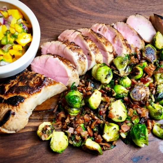 Cider-Brined Pork Tenderloin - Recipe photo by AlyRomero