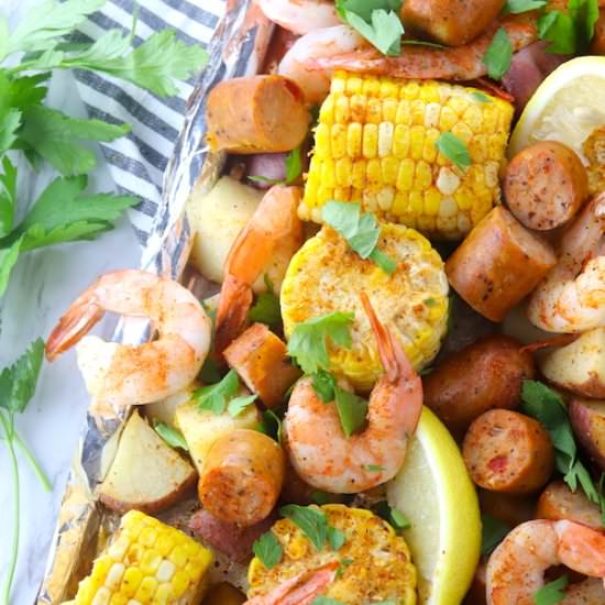 Low Country Sheet Pan Meal - Recipe photo by Colleen Christensen