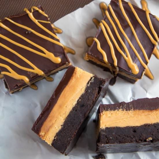 Buckeye Brownies - Recipe photo by QueensleeAppetit