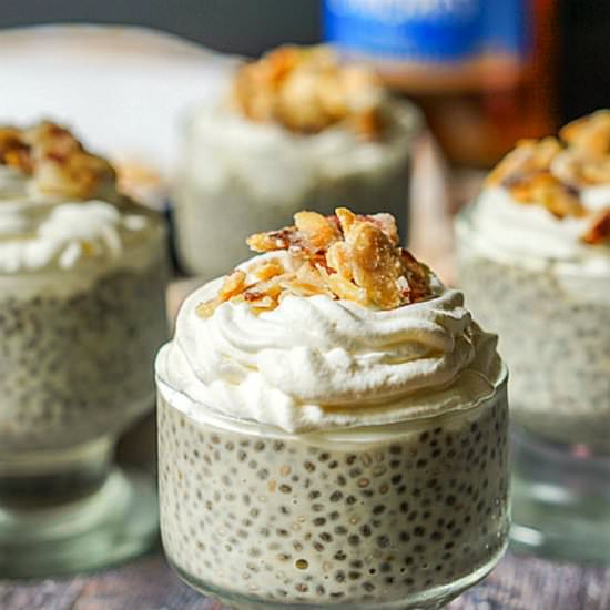 Burnt Almond Torte Chia Pudding - Recipe photo by MyLifeCookbook