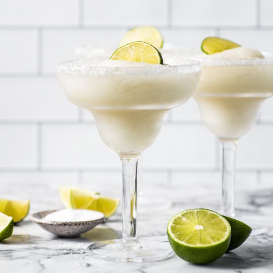 Frozen Margaritas - Recipe photo by isabeleats