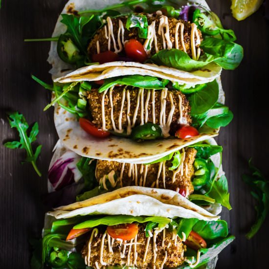 haddock tacos with lime aioli - Recipe photo by My Digital Kitchen