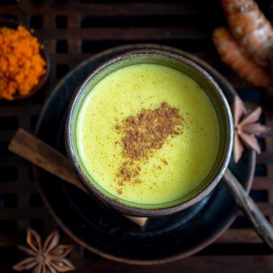 Easy Spiced Golden Milk - Recipe photo by Healthy World Cuisine