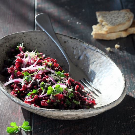 Beetroot salad - Recipe photo by bazyliaczywanilia