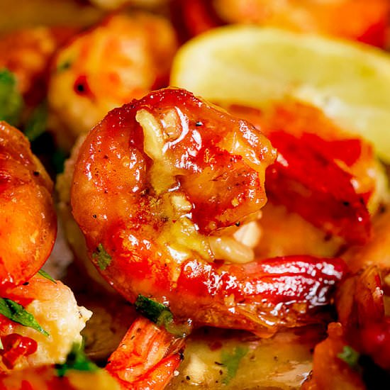 Honey Garlic Shrimp - Recipe photo by Chefjar
