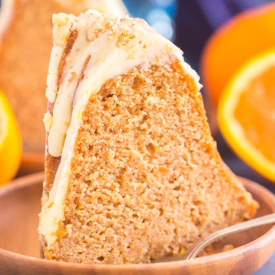 Sweet Potato Bundt Cake - Recipe photo by thegoldlininggirl