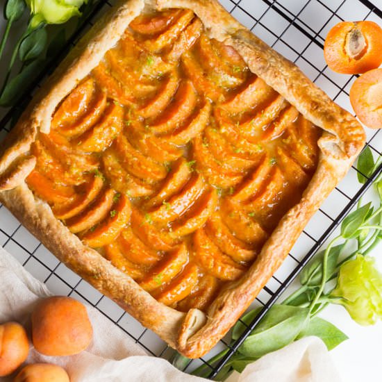 Apricot and Lime Galette - Recipe photo by kneadbakecook