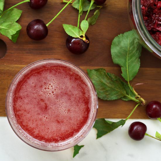Sour Cherry Shrub - Recipe photo by proportionalplate