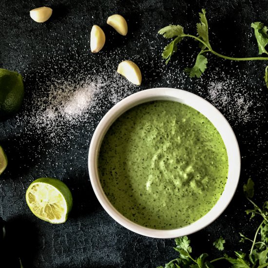 Jalapeno Cilantro Chutney - Recipe photo by Sweet Simple Masala