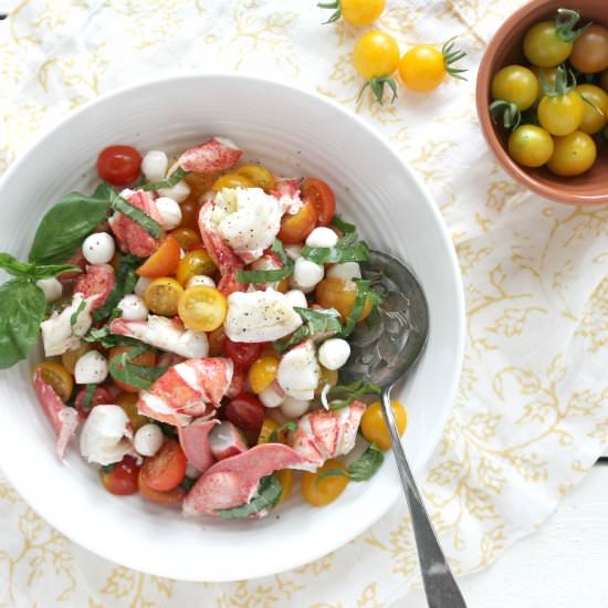 Lobster Caprese Salad - Recipe photo by jennyrawn