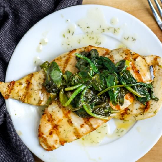Grilled Chicken with Lime Butter - Recipe photo by SugarSpicesLife