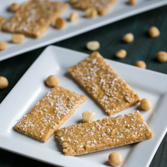 Coconut Macadamia Bars - Recipe photo by littlebitrecipes