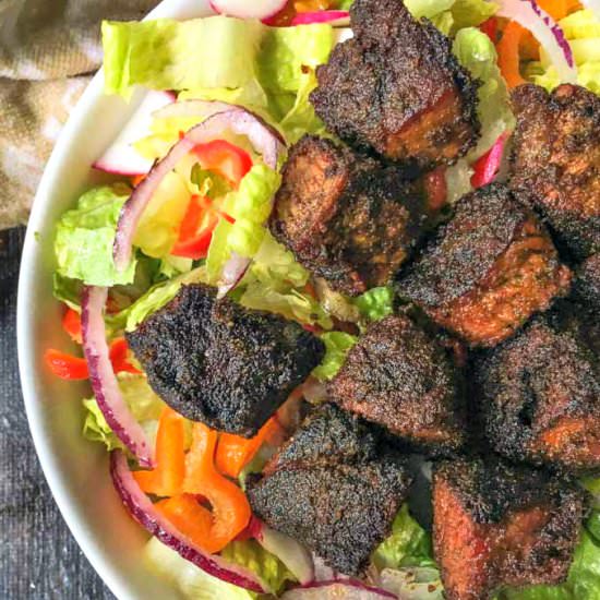 Low Carb Smoked Burnt Ends - Recipe photo by MyLifeCookbook