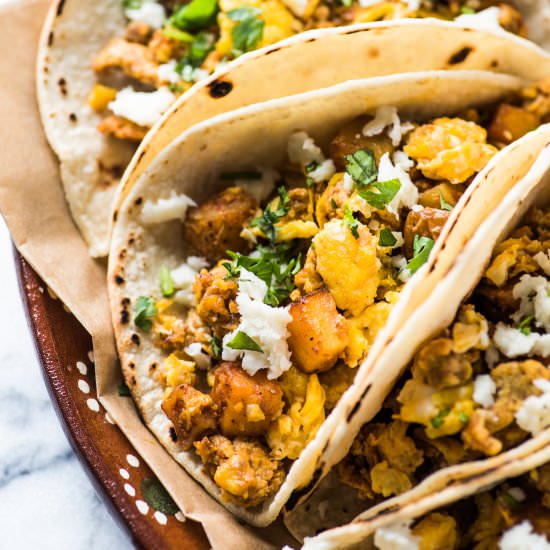Breakfast Tacos - Recipe photo by isabeleats