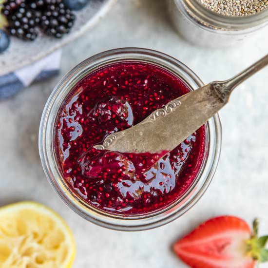 How to Make Chia Seed Jam - Recipe photo by from my bowl
