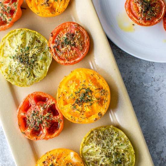 Sweet Baked Tomatoes - Recipe photo by Dishesdelish