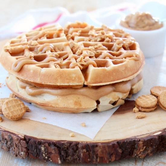 Nutter Butter Waffles - Recipe photo by Whitney Bond