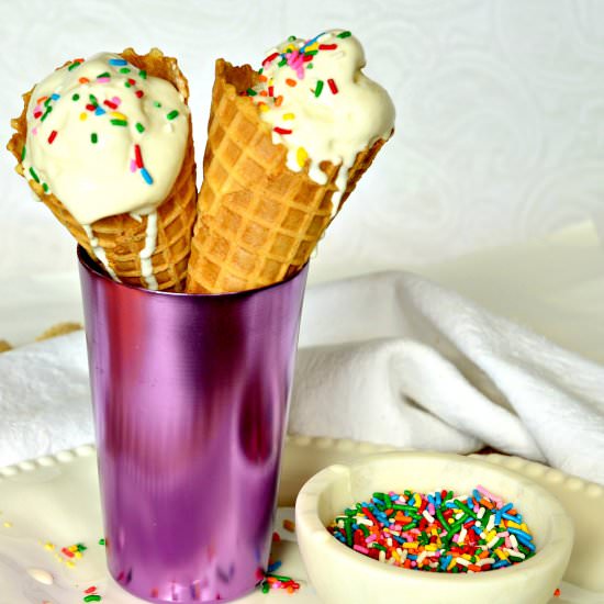 Vanilla Soft Serve - Recipe photo by thisishowicook