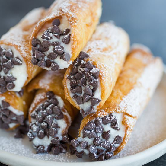 Homemade Cannoli - Recipe photo by browneyedbaker