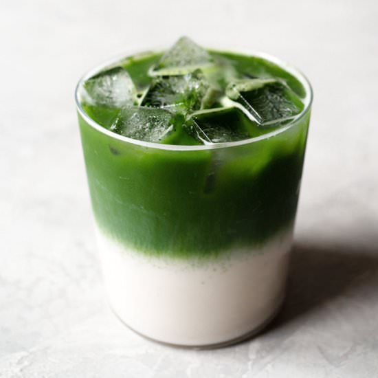 Iced Matcha (Green Tea) Latte - Recipe photo by ohhowcivilized
