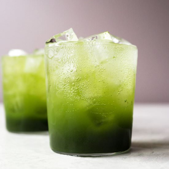Matcha (Green Tea) Soda - Recipe photo by ohhowcivilized
