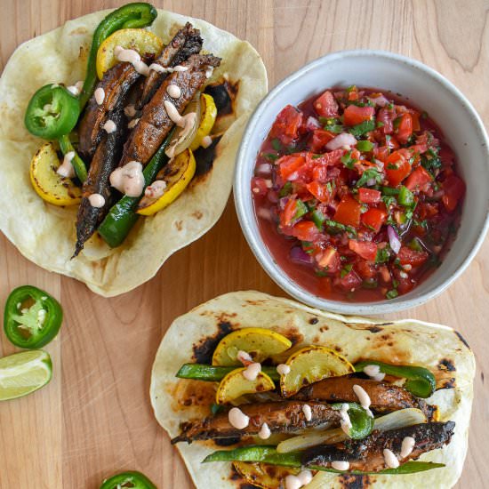 Chipotle Mushroom Fajitas - Recipe photo by ibroughtbread