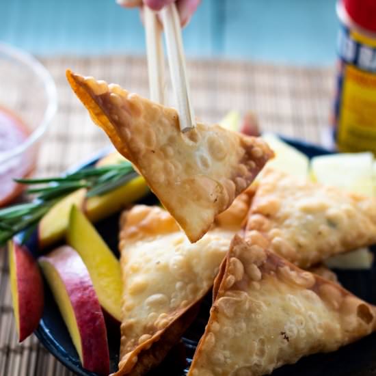 Mango Pineapple Crab Rangoon - Recipe photo by YourBetterKitchen