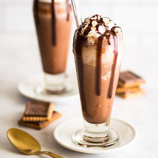 Frozen Hot Chocolate - Recipe photo by BakingMischief