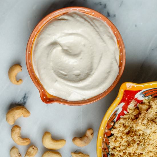 Vegan Cashew Cream - Recipe photo by Audrey Gebhardt