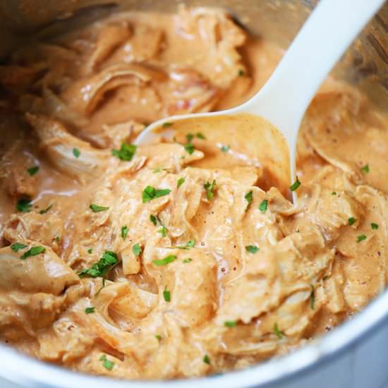 Instant Pot Creamy Chicken Tacos - Recipe photo by prettylittleapron