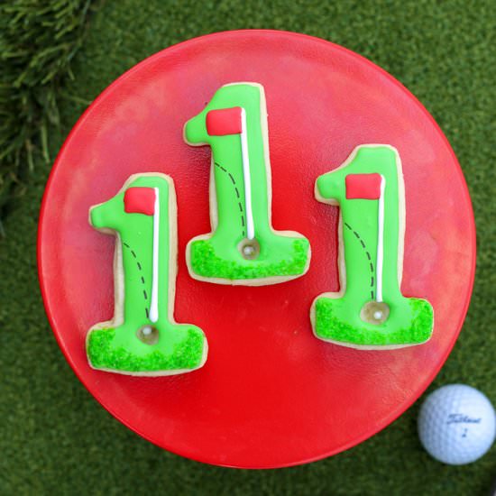 Hole in One Golf Cookies - Recipe photo by abakershouse