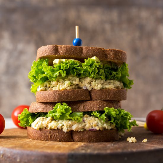 Chickpea Salad Sandwich - Recipe photo by Vegan Yack Attack