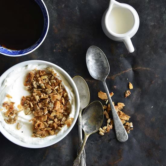Low Carb Homemade Granola - Recipe photo by AnEdibleMosaic