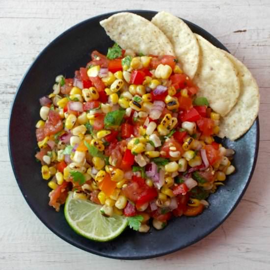 Grilled Summer Corn Salsa - Recipe photo by marilenaskitchen