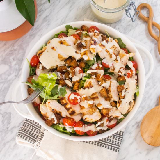 Zero Fat Caesar Dressing - Recipe photo by lizzyandizzy