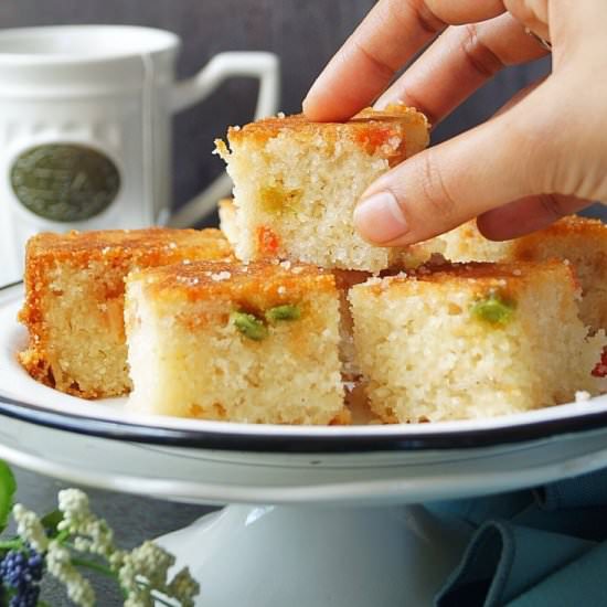 Rava cake - Recipe photo by Aromatic Essence