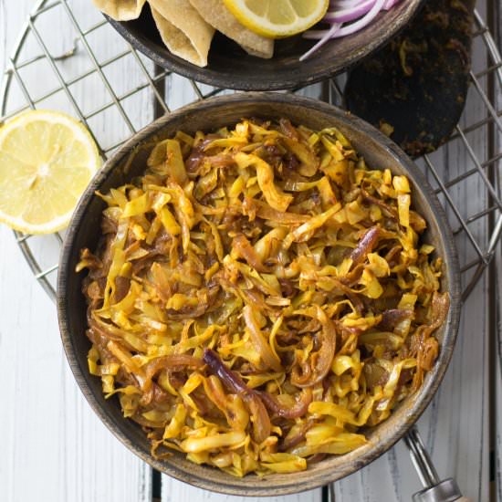 Instant pot cabbage sabji - Recipe photo by cookingwithpree