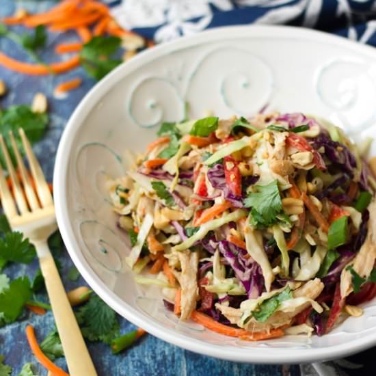 Asian Chicken Slaw Salad - Recipe photo by cookingformysoul