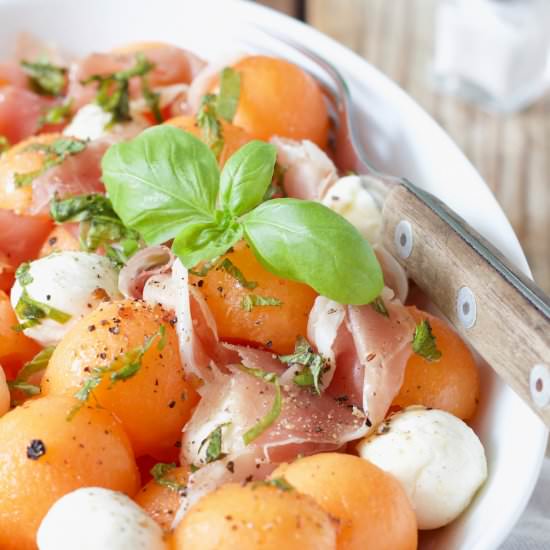 Cantaloupe Salad - Recipe photo by Sweets and Lifestyle
