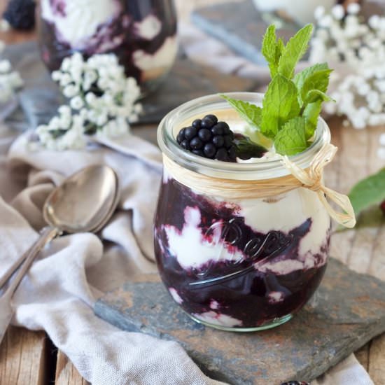 blackberry tiramisu - Recipe photo by Sweets and Lifestyle
