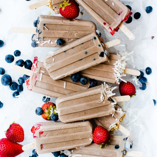 Protein Popsicles - Recipe photo by OhSoDelicioso