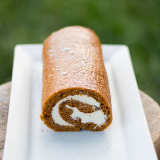 Pumpkin Roll Cake - Recipe photo by CosmopolitanCornbread