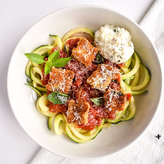 Summer Zucchini and Eggplant Pasta - Recipe photo by ibroughtbread