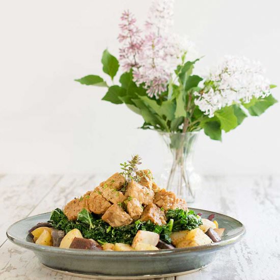 Instant Pot Tempeh Breakfast Bowl - Recipe photo by geekypoet
