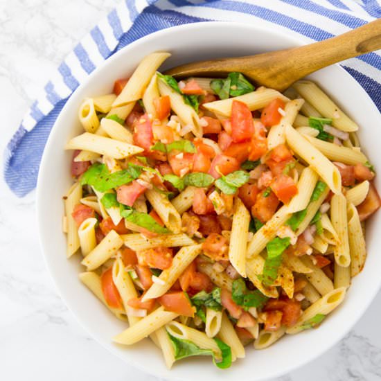 Easy Pasta Salad - Recipe photo by vegan heaven