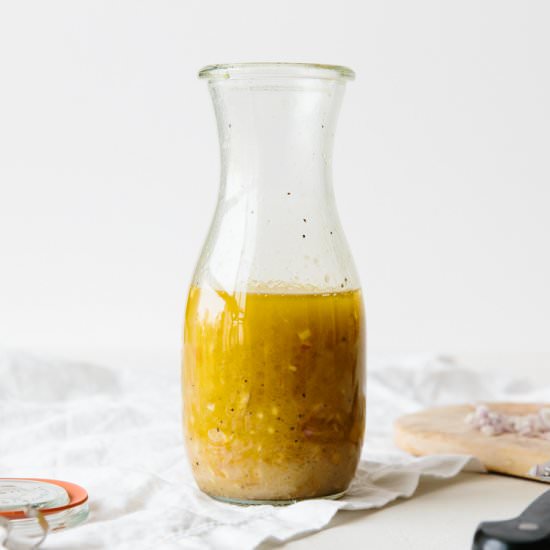 Champagne Vinaigrette - Recipe photo by Downshiftology