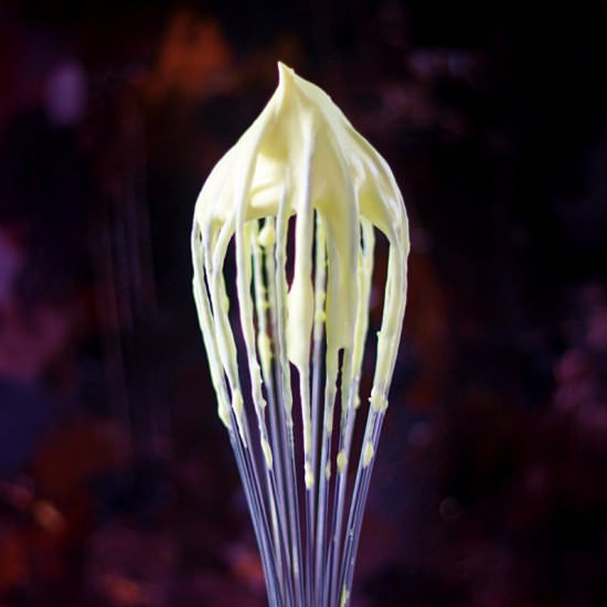 Stabilized Whipped Cream Frosting - Recipe photo by SpicesNFlavors