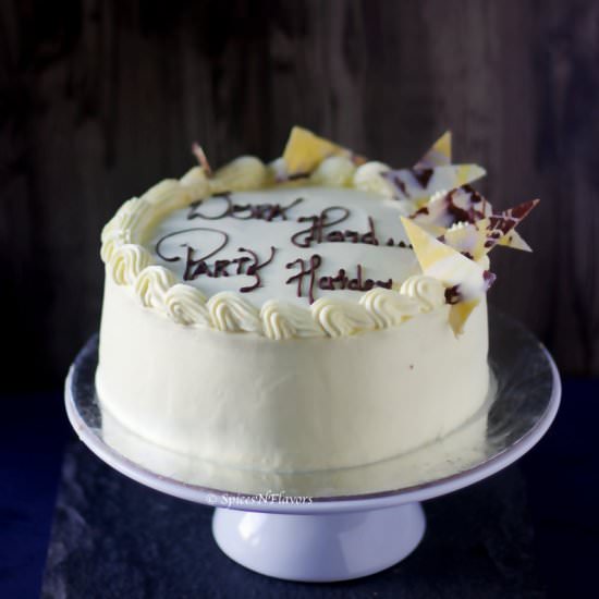 Eggless Pineapple Cake - Recipe photo by SpicesNFlavors