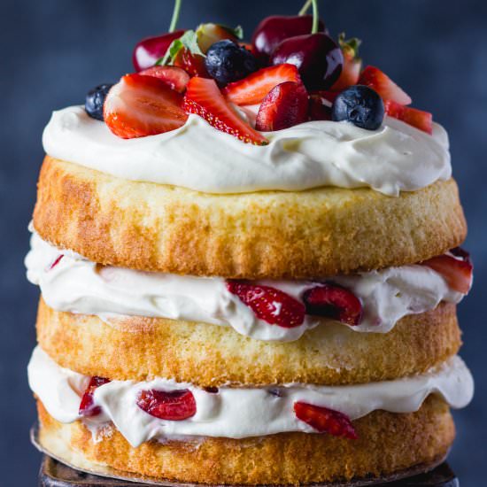 Summer Berry Cake - Recipe photo by lilcupcakemonkey