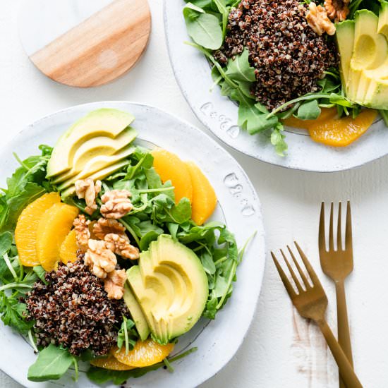Avocado Quinoa Power Salad - Recipe photo by freeyourfork
